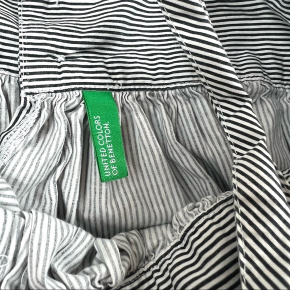 United Colors of Benetton Stripe Girls Bow Dress Size XS - Picture 5 of 8